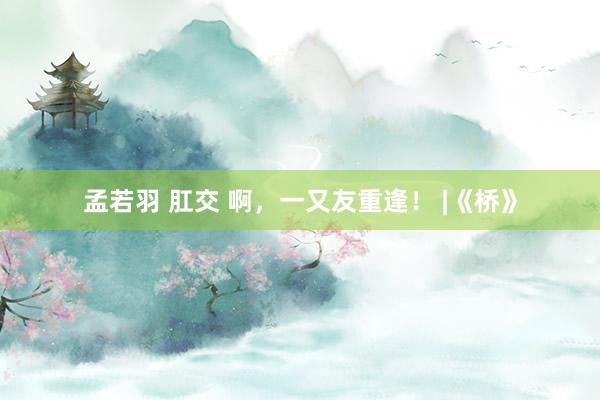 孟若羽 肛交 啊，一又友重逢！ |《桥》